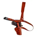 1791 Gunleather Pathfinder Optics Ready Right-Handed Chest Holster for Pistols - Size 2.1 - Classic Brown - 1791 Gunleather