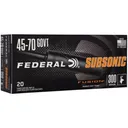 Federal Subsonic .45-70 Government Ammo 300gr Fusion SP 20 Rounds - Federal Ammo