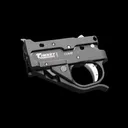 Timney Competition Replacement Ruger 10/22 Single Stage Curved Trigger - Silver - GunMag Warehouse