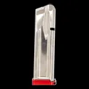 Atlas Gunworks 2011 Slidelock Stainless Steel 9mm Luger 10-Round 126mm Magazine - Red - GunMag Warehouse