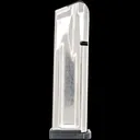 Atlas Gunworks 2011 Unbranded Stainless Steel Slidelock 9mm Luger 18-Round 126mm Magazine w/ TTI Basepad - GunMag Warehouse