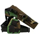 Cole-TAC Varmint Wrangler Right-Handed Chest Holster for Suppressed .22 LR Pistols - M81 Woodland - No - Cole-Tac