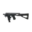 RONI Corporation Micro Roni Gen 4X Pistol Conversion Kit w/ Adjustable SBS Stock for Glock 17, 19, 22, 25 Pistols - Black - GunMag Warehouse