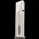 Atlas Gunworks 2011 Competition Stainless Steel 9mm Luger 23-Round 140mm Magazine w/ 3mm Base Pad - Gray - GunMag Warehouse