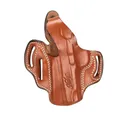 Kimber Cocked & Locked Thumb Break Scabbard OWB Holster for 4" 1911 / KDS9c Pistols w/ Optic - Left - Medium - Tan - GunMag Warehouse