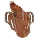 Kimber Cocked & Locked Thumb Break Scabbard OWB Holster for 1911 Pistols w/ Rail Master - Left - Full Size - Tan - GunMag Warehouse