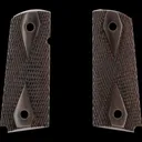 Kimber High Gloss Checkered Rosewood Grips for Compact 1911 Pistols - GunMag Warehouse