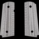 Kimber Slim Black / Gray G10 Grips for Compact 1911 Pistols - GunMag Warehouse