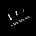 Kimber 1911 Main Spring Parts Set - Full Size - Black Oxide - GunMag Warehouse