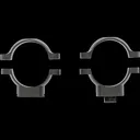 Kimber Leupold Matte Blued Steel Scope Rings - 1 Inch - Medium - GunMag Warehouse