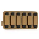 Savior Equipment Pistol Mag Holder w/ Hook Backing - 6 Slot - Dark FDE - GunMag Warehouse