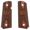 Kimber US Army Engraved Insignia Rosewood Grips for Compact 1911 Pistols - GunMag Warehouse