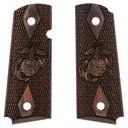 Kimber Marine Corps Insignia Rosewood Grips for Compact 1911 Pistols - GunMag Warehouse