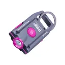 Police Security Alert120 Alarm & Rechargeable Keychain Flashlight - Gray / Pink - LB Marketing