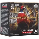 Federal Upland Paper 2.75" 20 Gauge Ammo 1oz #6 Shot 1250 FPS 25 Shells - Federal