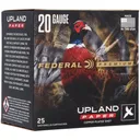 Federal Upland Paper 2.75" 20 Gauge Ammo 1oz #4 Shot 1250 FPS 25 Shells - Federal Premium