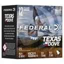 Federal Texas Dove 2.75" 12 Gauge Ammo 1 1/4oz #7.5 Shot 25 Shells - Federal Premium