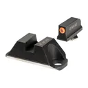 Night Fision Stealth Series Tritium Night Sights w/ Black Rear for Glock COA Pistols - Orange - Night Fision