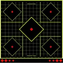 BIRCHWOOD CASEY Shoot-N-C 17.75in Sight-In 5 Targets, 85 Pasters (34175) - Birchwood Casey