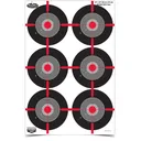 BIRCHWOOD CASEY Dirty Bird 12x18in Multiple Bull's-Eye Targets, 8-Pack (35705) - Birchwood Casey