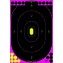 BIRCHWOOD CASEY Shoot-N-C 12x18in 5 Pink Silhouette Targets, 90 Pasters (34635) - Birchwood Casey