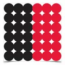 BIRCHWOOD CASEY Dirty Bird 1in Adhesive Red/Black Repair Pasters (34118) - Birchwood Casey