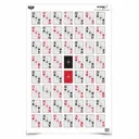 BIRCHWOOD CASEY Eze-Scorer 23x35in 52-Card Shoot-Up Target (37026) - Birchwood Casey