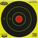 BIRCHWOOD CASEY Dirty Bird 8in Yellow Round Targets, 8-Pack (35908) - Birchwood Casey