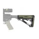 HOGUE AR-15 OD Green OverMolded Collapsible Buttstock (15240) - Hogue