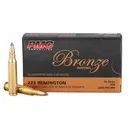 PMC Bronze 223 Remington 55gr Pointed Soft Point 20rd Box Ammo (223SP) - Pmc