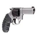 TAURUS Defender 856 38 Spl+P 3in 6rd VZ Black/Gray Grip Matte Stainless Revolver (2-85635NSVZ) - Taurus