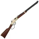 HENRY Golden Boy 22 LR/21 Short 20in 16rd/21rd American Walnut Brasslite Right Hand Rifle With Large Loop (H004L) - Henry Repeating Arms