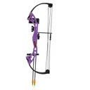 BEAR ARCHERY Brave Purple RH Youth Bow Set (AYS300PL) - Bear Archery
