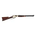 Henry Side Gate 45-70 Gov 20in 5+1rd Polished Brass American Walnut Right Hand Rifle (H0244570) - Henry Repeating Arms