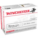 WINCHESTER USA 9mm 115Gr FMJ 100rd Box (USA9MMVP) - Winchester Ammo