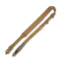 BLUE FORCE Padded Vickers 2-To-1 Red Swivel Coyote Brown Sling (VCAS-2TO1-RED-200-AA-CB) - Blue Force Gear