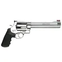 S&W 500 S&W Magnum 8.4in 5rd Satin Stainless Revolver with Hi-Viz Sights (163501) - Smith & Wesson
