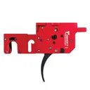 TIMNEY TRIGGERS 2-Stage Black/Red 8oz/1Lb Curved Trigger for Ruger Precision (650) - Timney Triggers