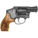S&W 442 38 Special +P 1.9in 5rd Matte Black Revolver with Engraving (150785) - Smith and Wesson