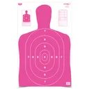 BIRCHWOOD CASEY Eze-Scorer 23x35in BC-27 Pink Target, 100-Pack (37040) - Birchwood Casey