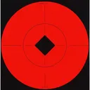 BIRCHWOOD CASEY 8in Fluorescent Red Target Spots, 8-Pack (33916) - Birchwood Casey