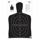 BIRCHWOOD CASEY Eze-Scorer 23x35in BC-27 Black Target, 5-Pack (37020) - Birchwood Casey