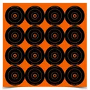 BIRCHWOOD CASEY Big Burst 3in Bull's-Eye Target, 16 per Page/3 Pages (36348) - Birchwood Casey