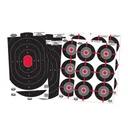 BIRCHWOOD CASEY Dirty Bird Oval Silhouette/Multiple Bull's-Eye Combo, 8-Pack (35725) - Birchwood Casey