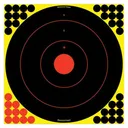 BIRCHWOOD CASEY Shoot-N-C 17.25in Bulls-Eye Targets, 12-Pack (34186) - Birchwood Casey