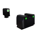 RIVAL ARMS Tritium Green Rear/Green with White Outline Front Night Sights for Glock 17/19 (RA3B231G) - Rival Arms