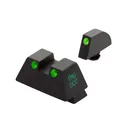MAKO/MEPROLIGHT Green/Green Night Sight Set For Glock 9/357 Sig/40/45 GAP (ML10224SUP) - Meprolight
