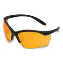 HOWARD LEIGHT Vapor II Uvex Black Frame With Orange Lens Glasses (R-01537) - Howard Leight