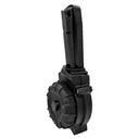 ProMag Magazine, 9MM, 50 Round Drum, Fits Smith & Wesson M&P-9, Polymer, Black DRM-A54 - Promag