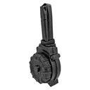 ProMag Magazine, 9MM, 50 Round Drum, Fits SD9 & SD9VE, Polymer, Black DRM-A57 - Promag